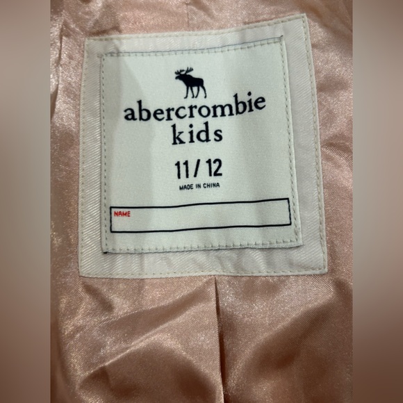 Abercrombie Kids Tan Brown Sherpa Teddy Coat size 11/12 - Picture 10 of 12